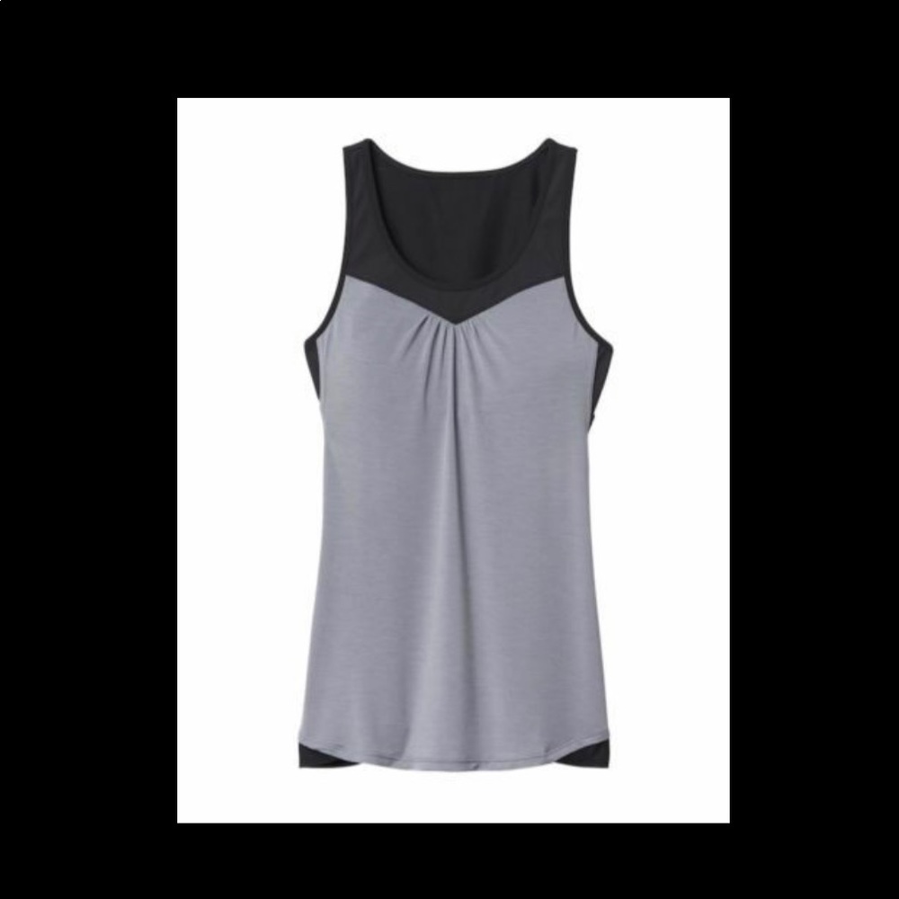 ATHLETA Mesh Supercharged Tank in Grey Black - Picture 2 of 6